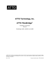 ATTO Technology FibreBridge 2200R User manual