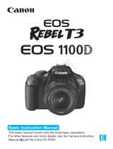 Canon CANON EOS 1100D User manual