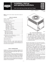Bryant Gas Heater 583B User manual