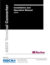 Raritan AUATC User manual