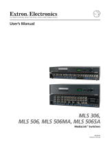 Extron electronic MLS 306 User manual