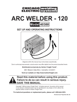 Chicago Electric 40388 Operating instructions