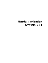 Mazda Navigation system User manual