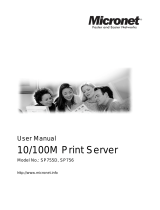 MicroNet SP756 User manual