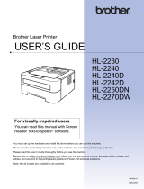 Brother HL-2230 User manual