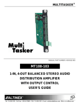 Altinex MT108-103 User manual