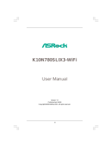 ASROCK K10N780SLIX3-WIFI User manual