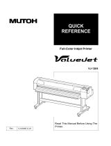 MUTOH ValueJet VJ-1204 User manual