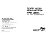 Whistler 3000 WATT User manual