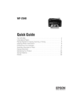 Epson WorkForce WF-2540WF User manual