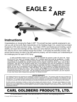 Carl Goldberg Products Eagle 2 ARF Owner's manual