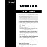 Roland CUBE 30 Owner's manual