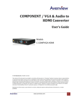 Avenview C-HDMI-COMPVGA User manual