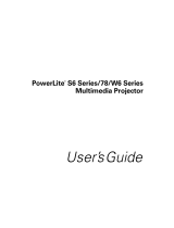 Epson W6 User manual