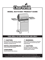 Char-Broil Quickset 463645004 Assembly Owner's manual