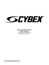 CYBEX LCX-425T Owner's manual