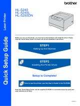 Brother 5250DN - B/W Laser Printer User manual