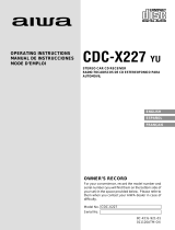 Aiwa cdcx 227 User manual