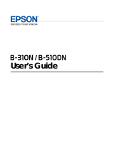 Epson 310N User manual