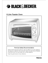 Black & Decker Perfect Broil Toast-R-Oven TRO4200B User manual