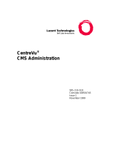 AT&T CentreVu CMS Administration User manual