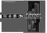 Roland Fantom-X6 Owner's manual