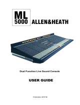 Allen-Heath ML-5000 User manual
