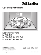 Miele M636EC User manual