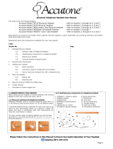 Accutone TM363VT User manual