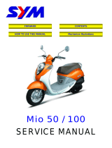 SYM Mio 50 Owner's manual
