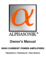 Alphasonik PMA640HCE User manual