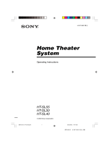 Sony HT-SL55 User manual