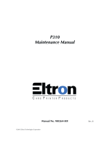 Zebra Eltron Card Printer User manual