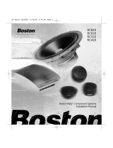 Boston Acoustics RC820 User manual