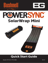 Bushnell SolarWrap Mini-PP1010/PP1010BG User manual