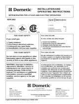 Dometic NDR1062 User manual