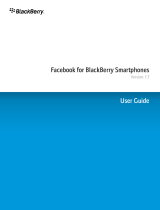 Blackberry FACEBOOK User manual