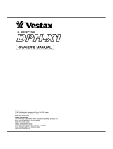 Vestax DPH-X1 User manual