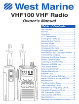 West Marine VHF100 Owner's manual