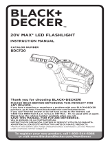 Black & Decker BDCf20 User manual