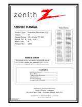 Zenith A50M91W Series User manual