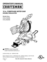 Craftsman 315.212340 User manual