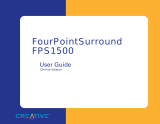 Creative Four Point Surround FPS1500 User manual