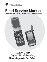 Motorola i860 User manual