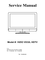 Vizio VX32L User manual