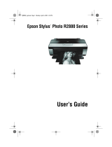 Epson R2880 - Stylus Photo Color Inkjet Printer User manual
