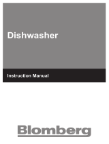 Blomberg Dishwasher Owner's manual