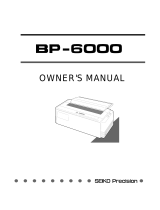 Seiko Group BP-6000 User manual