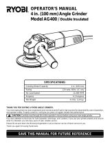 Ryobi AG400 User manual