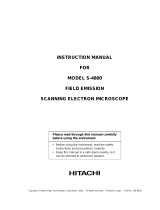 Hitachi S-10 Operation manual User manual